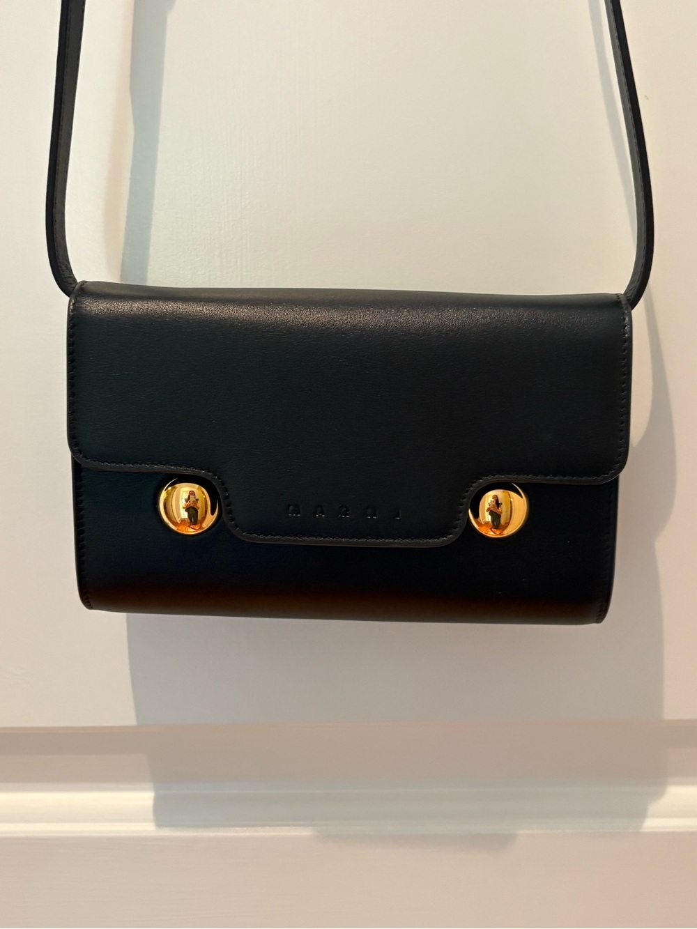 Marni Black Trunkaroo Crossbody Bag NWOT - Picture 4 of 13